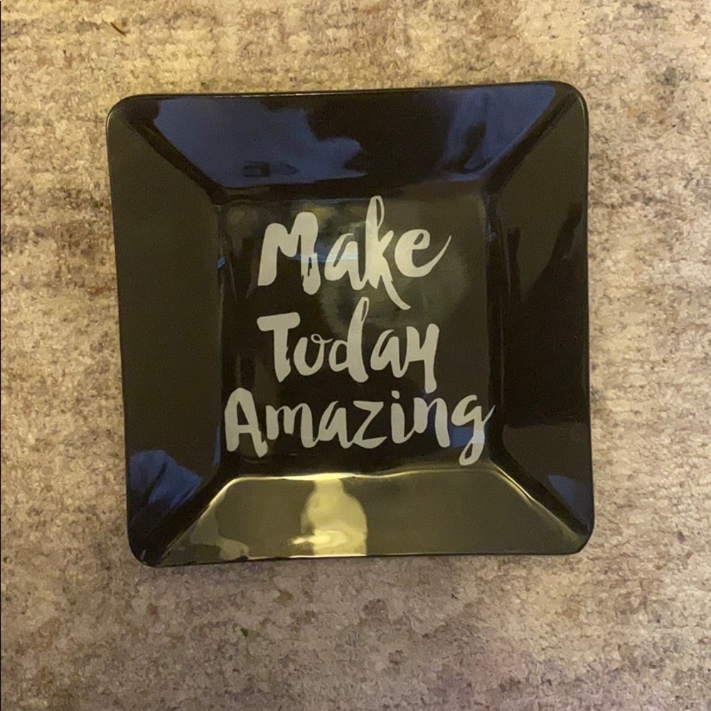 Black tray porcelain make today amazing